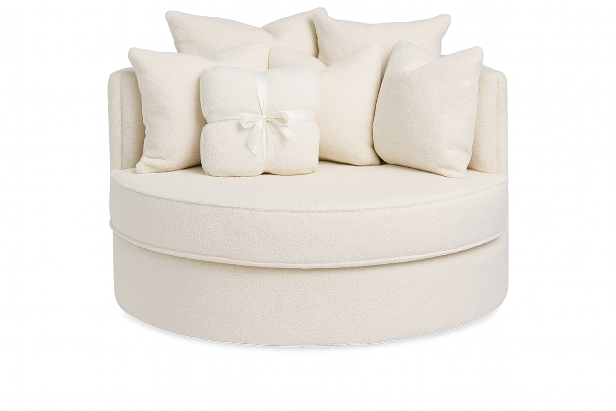 Armchair Hayley sheep cream 132x105x75