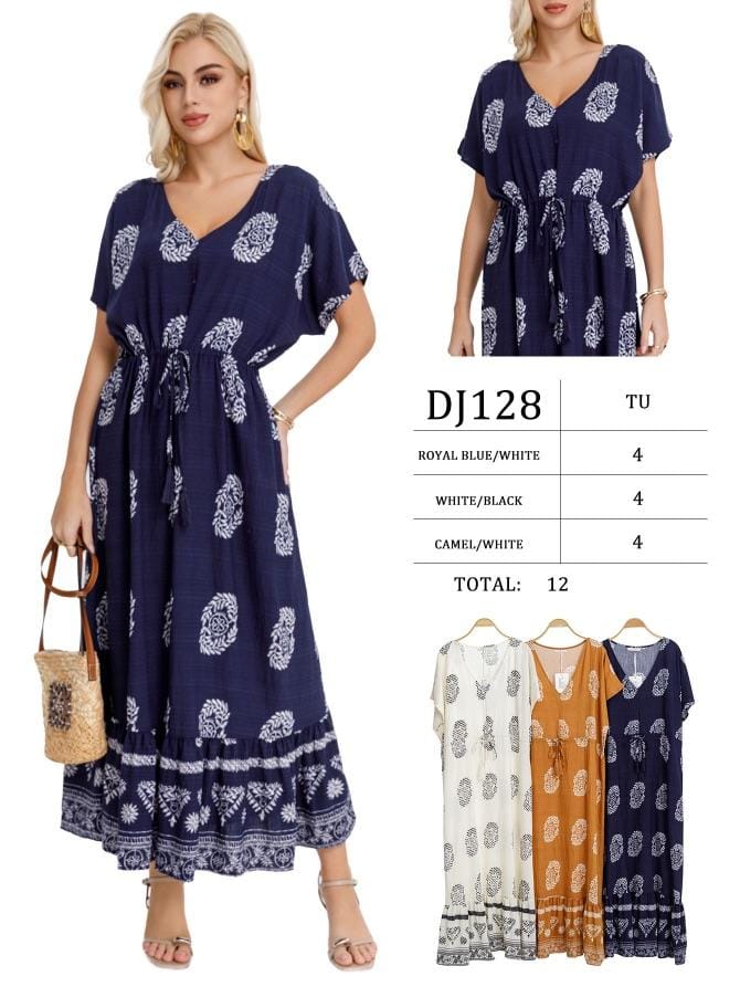 Lang kjole med mønster - ITMARTS25 by Livia