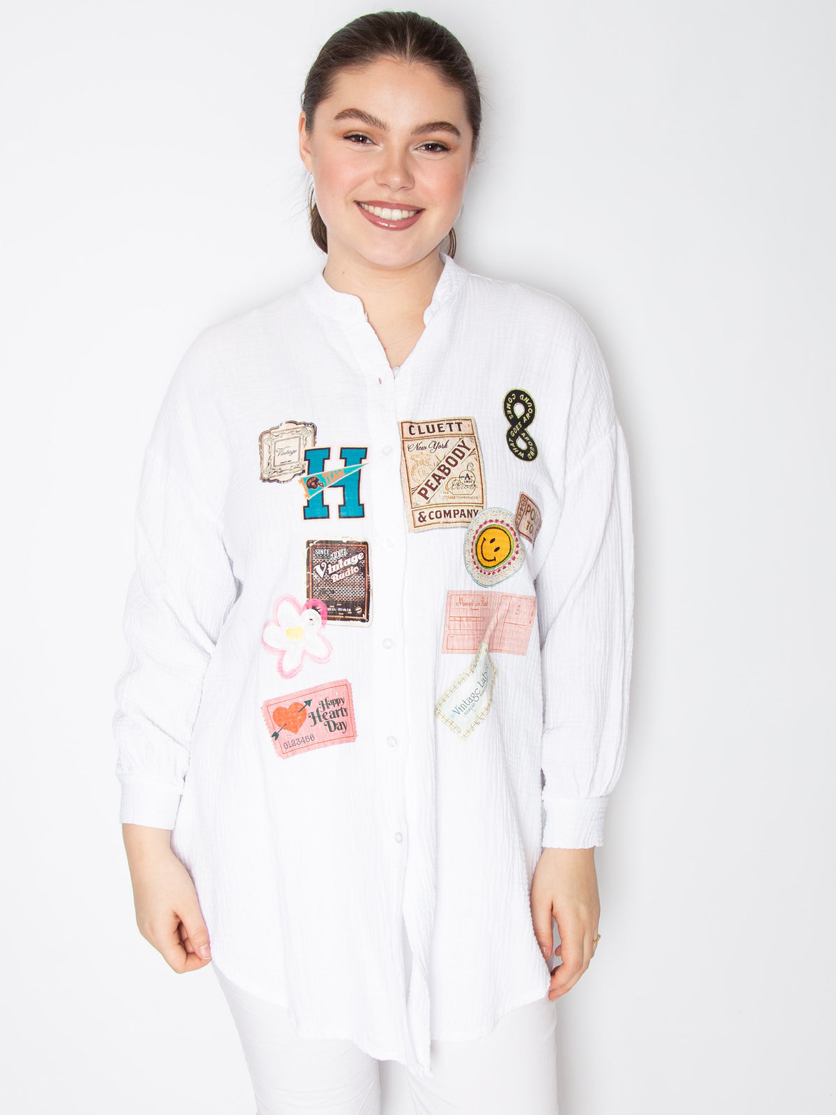 Skjorte med patches - ITFEB25 by 5 Star