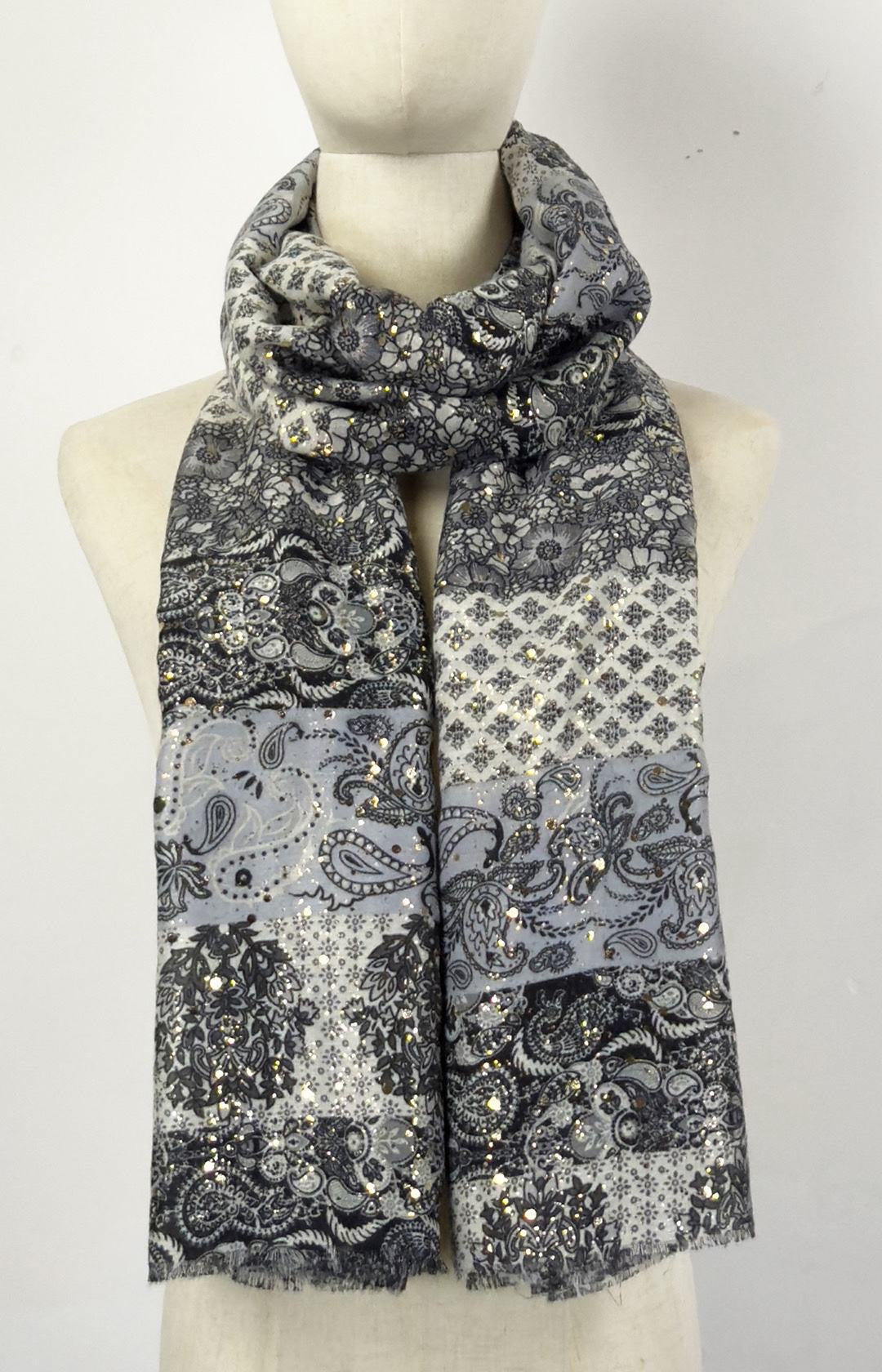 Tørklæde med paisley