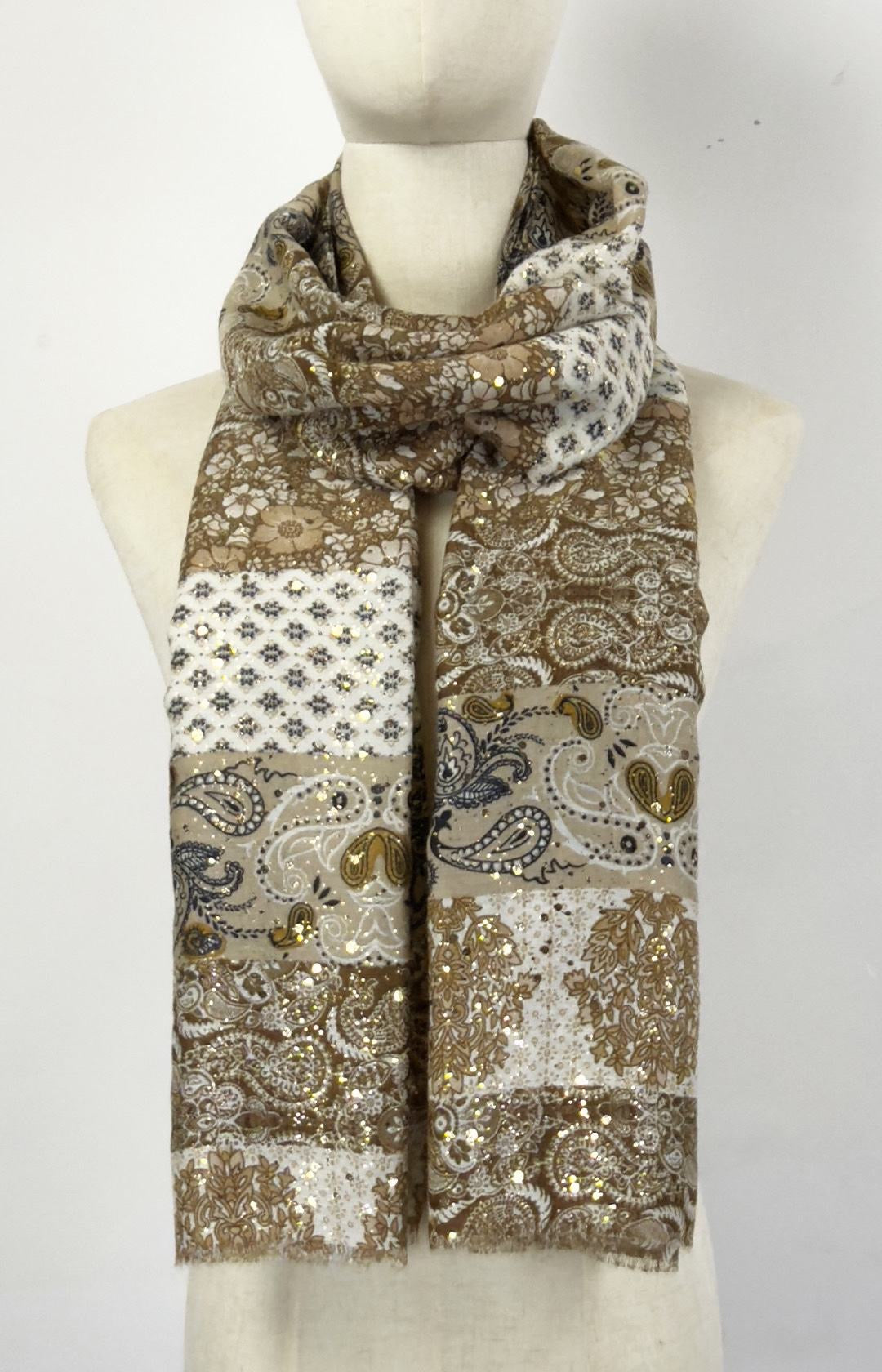 Tørklæde med paisley