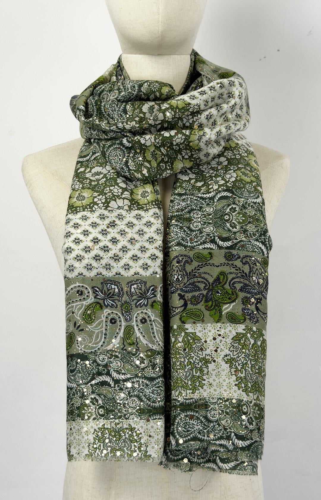 Tørklæde med paisley