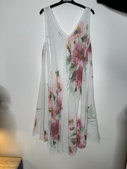 Kjole med blomster print - ITJULI25