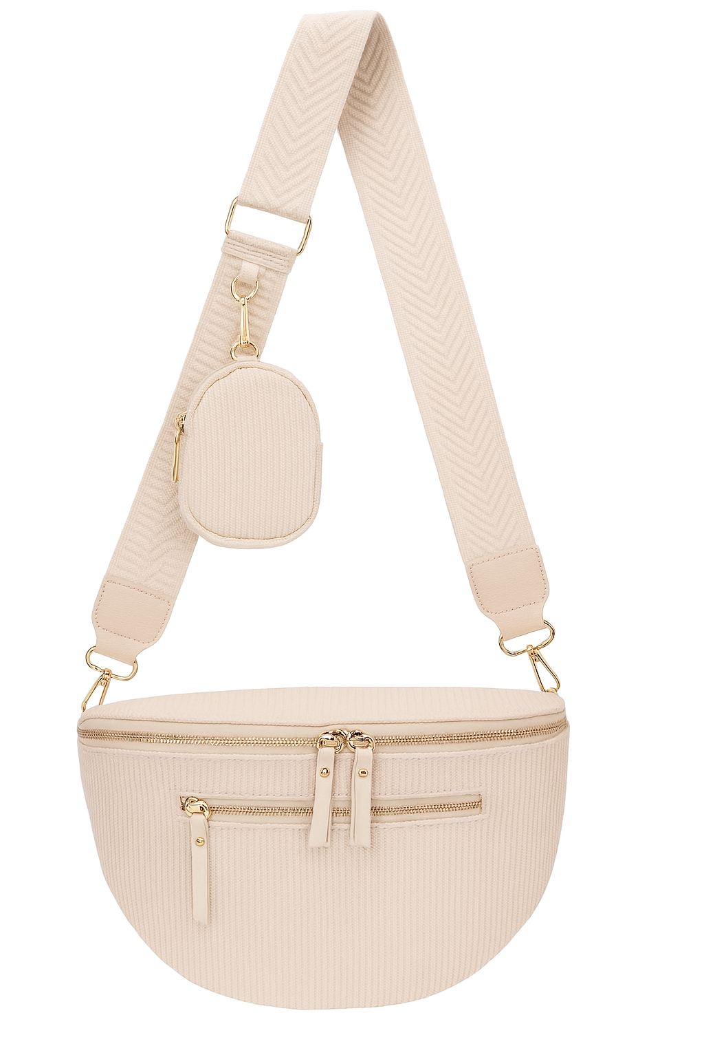 Fløjlsbæltetaske 31x11x22cm - ITJULI25