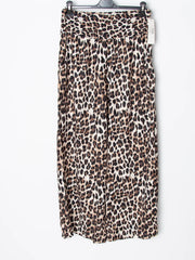 Smockbukser med leopard print