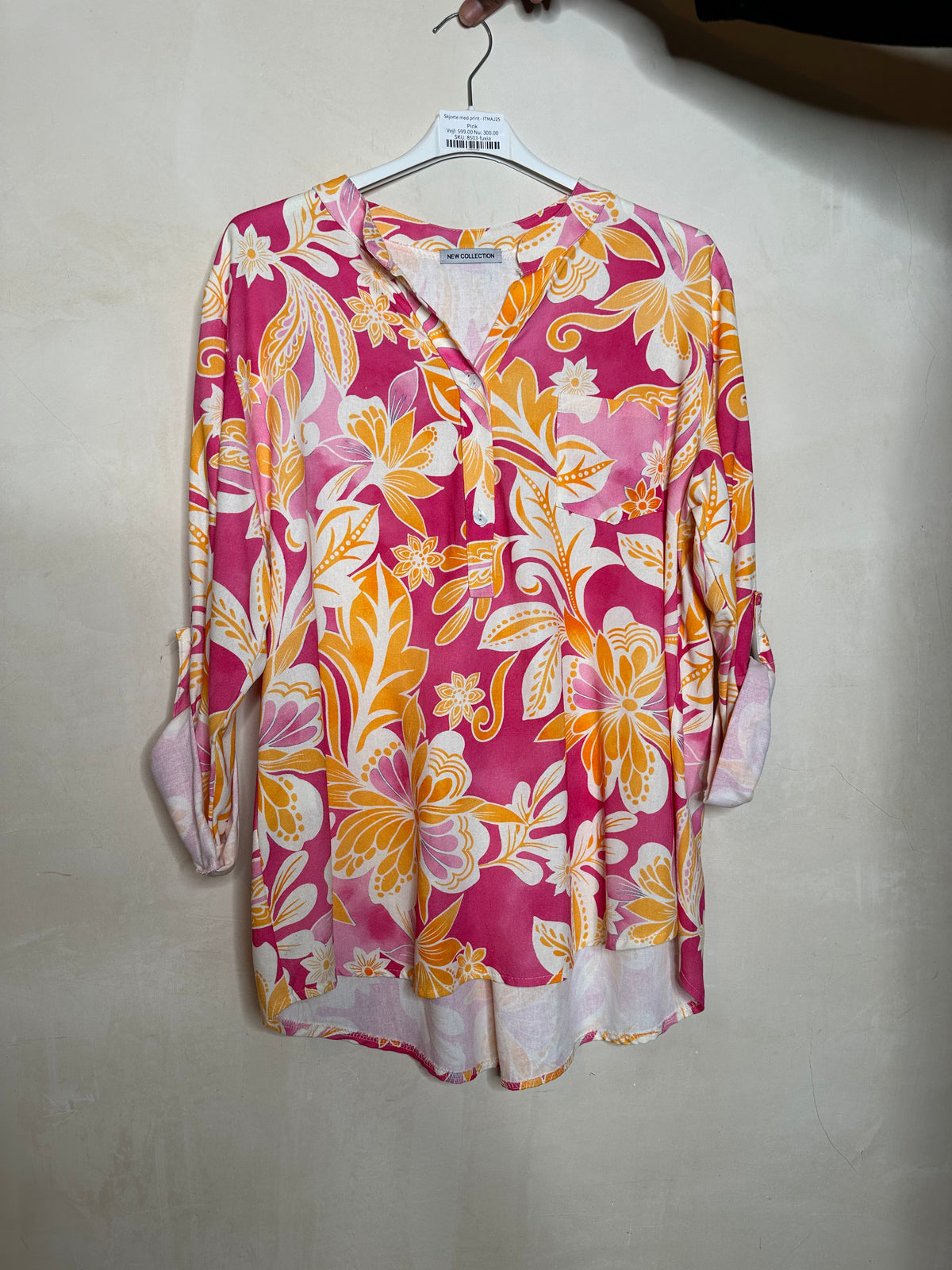 Skjorte med print - ITMAJ25 by Miss Style