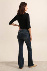 Vintage wash flare jeans small size