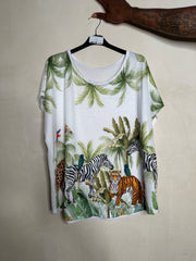 T shirt med jungle