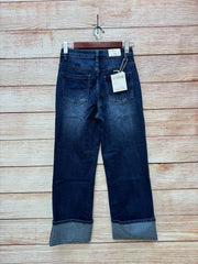 Jeans med fold