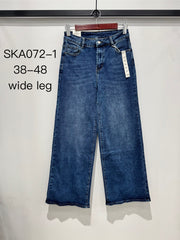 Jeans med vidde darkwash