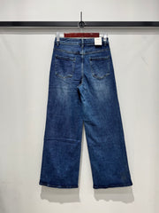 Jeans med vidde darkwash