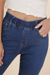 Jeans med elastik i taljen by G-Smack