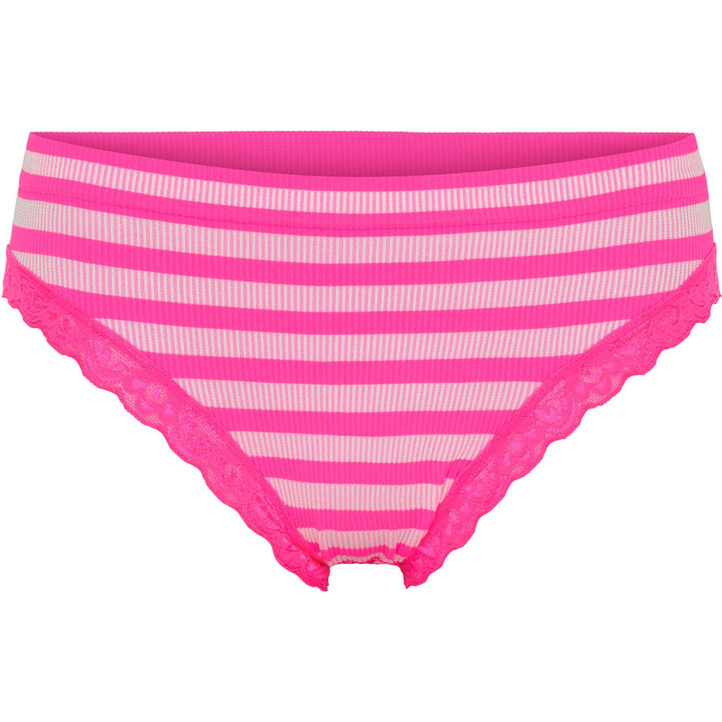 ISA stripe rib panties lace