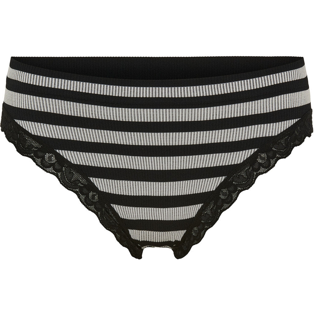 ISA stripe rib panties lace