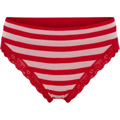 ISA stripe rib panties lace