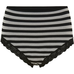 ISA stripe rib midi panties lace