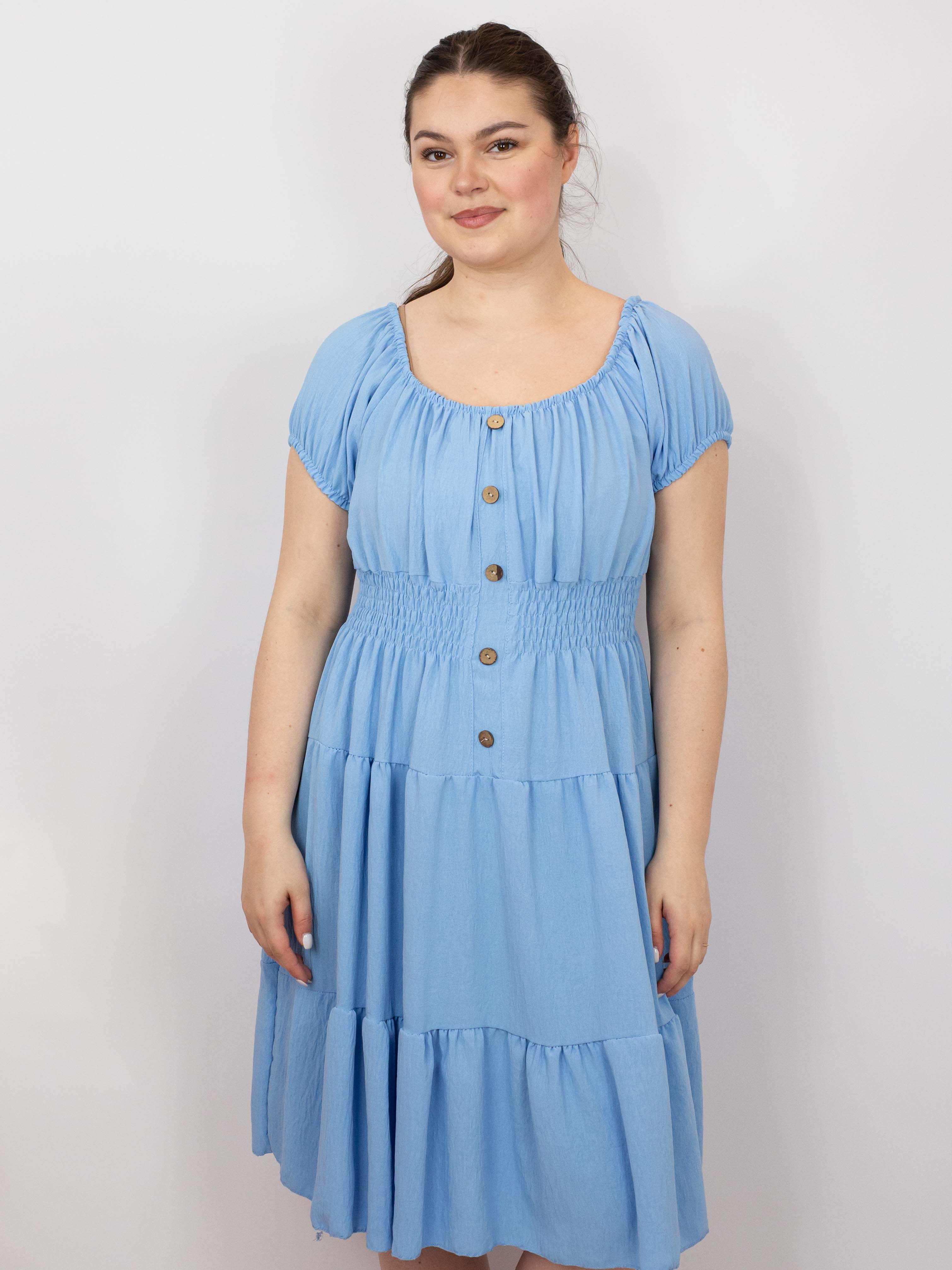 Wonderdress med knapper - Brystmål 130cm