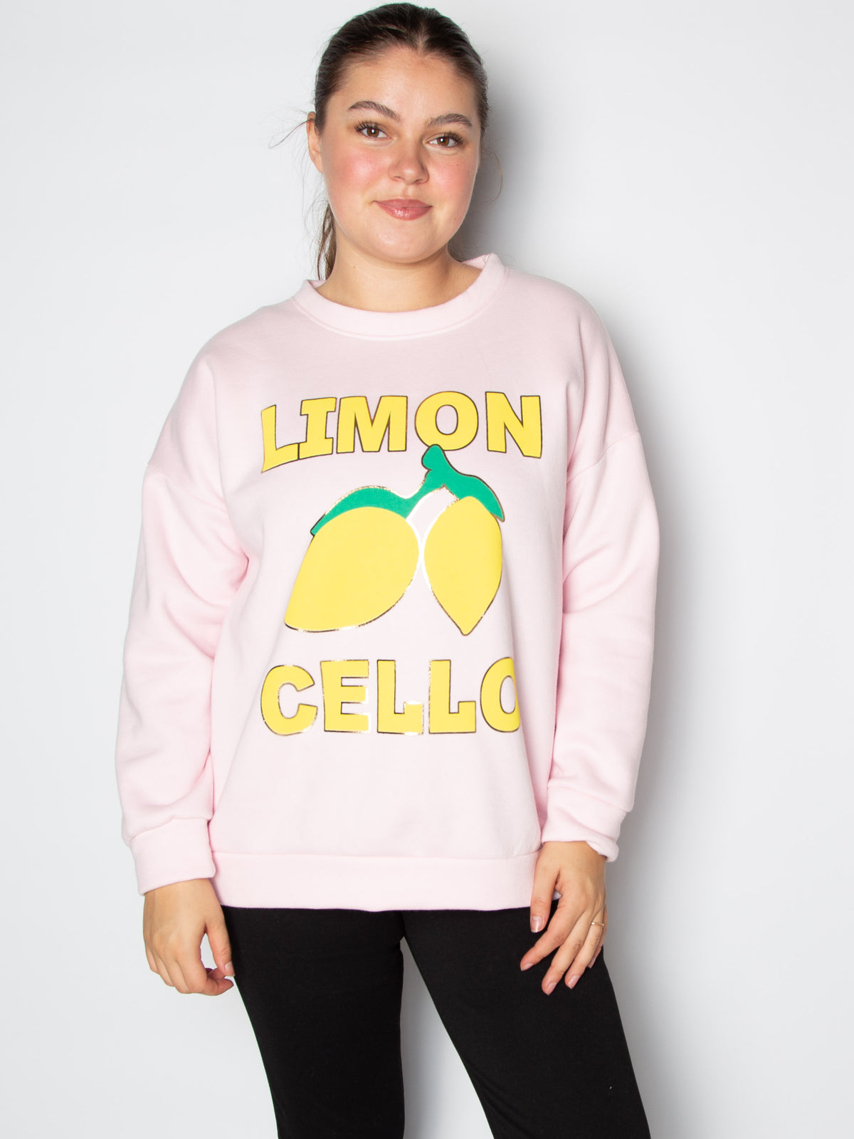 Sweatshirt med lemon - ITSEP24