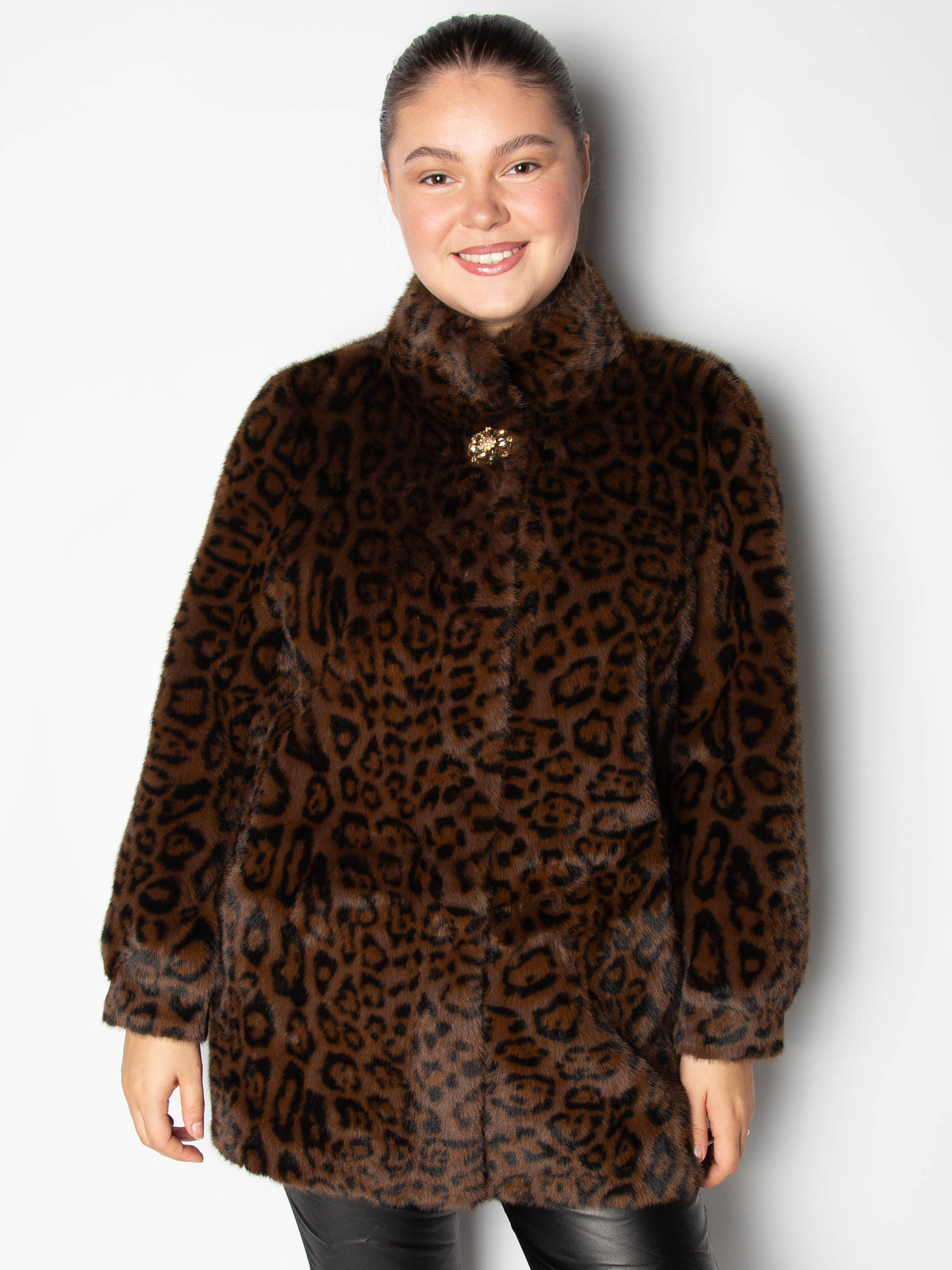 Leo faux fur jakke- ITSEP24