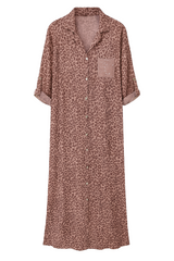 Leo hør kjole med paillet lomme by Krone 1