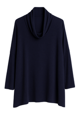 Blød rullekrave bluse - Brystmål 160 cm