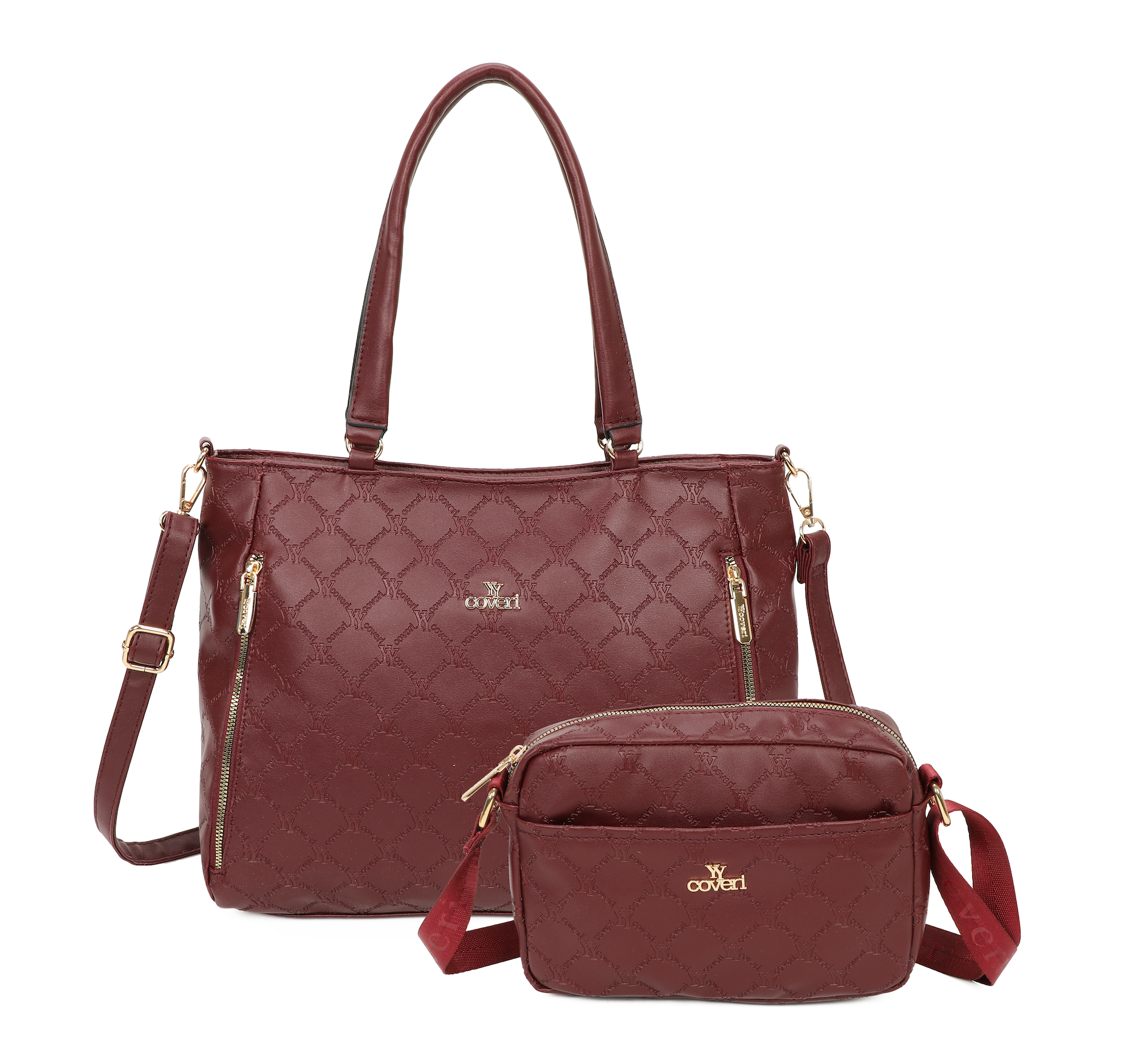 2 i en - Shopper og crossbody taske 35x11x30