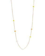Tim og Simonsen Atiana yellow Necklace 70 cm
