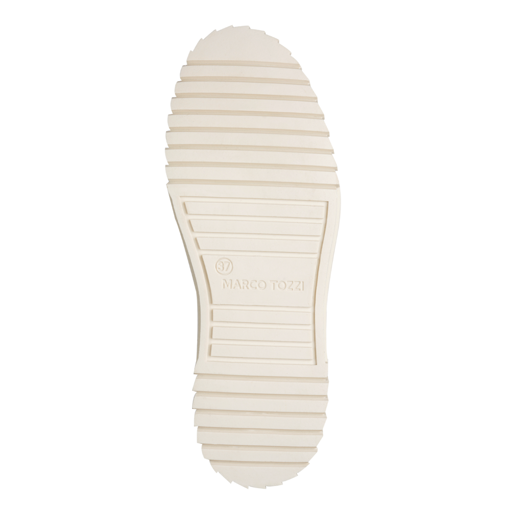Marco Tozzi plateau sneakers med leo detalje cream comb