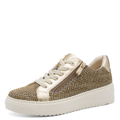 Marco Tozzi Sneakers med bling gold comb