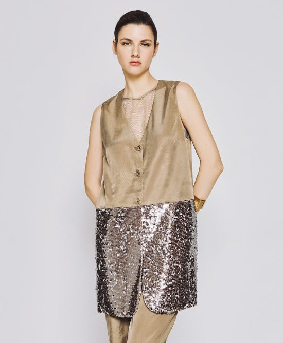 Access Waistcoat with sequins