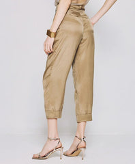 Access Slouchy pants with turn-up hemlines