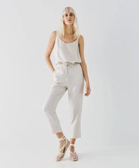 Access Metallic-effect pants with an elastic waistband