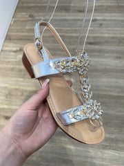 Sandal guld bling -