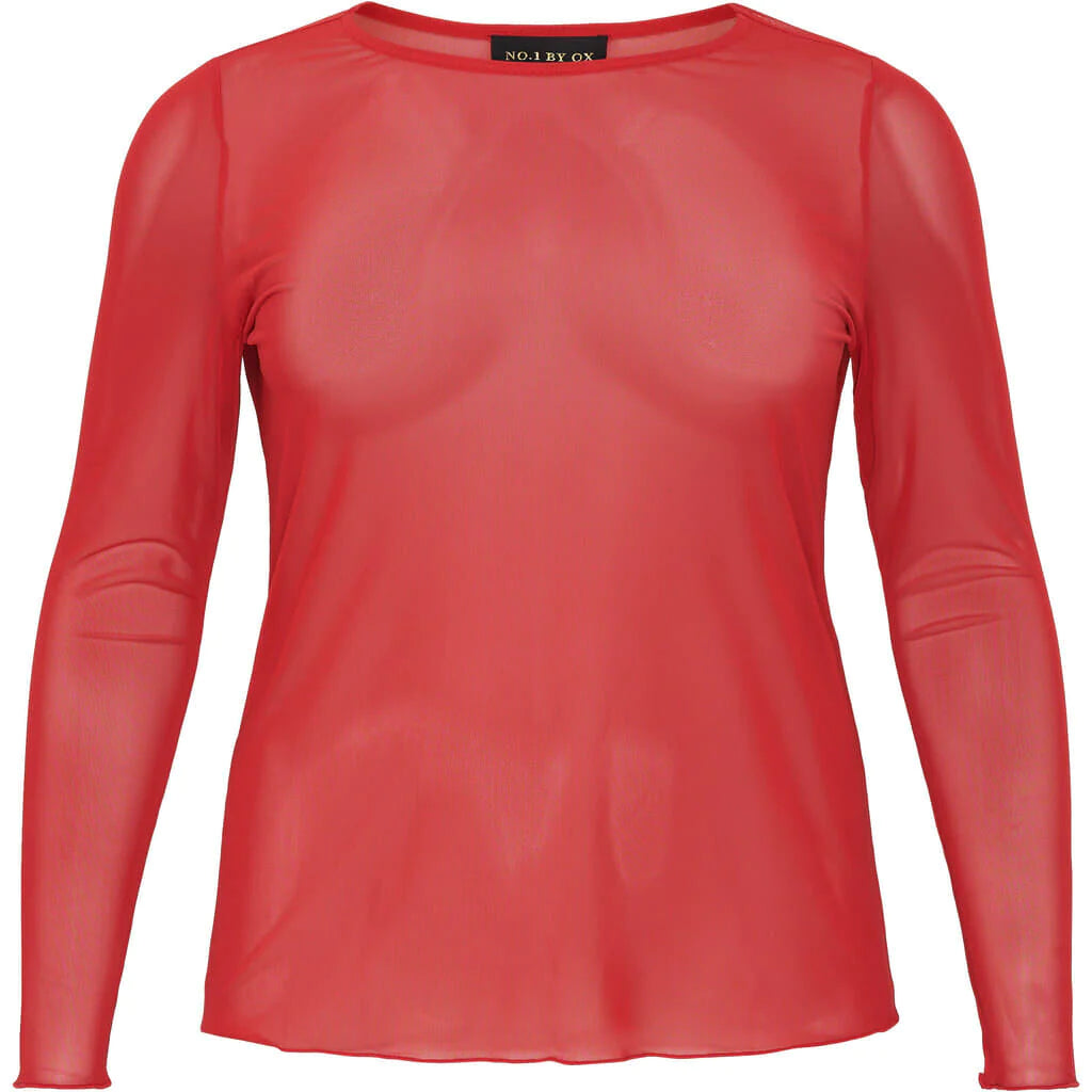 No 1. by Ox Mesh blouse pink