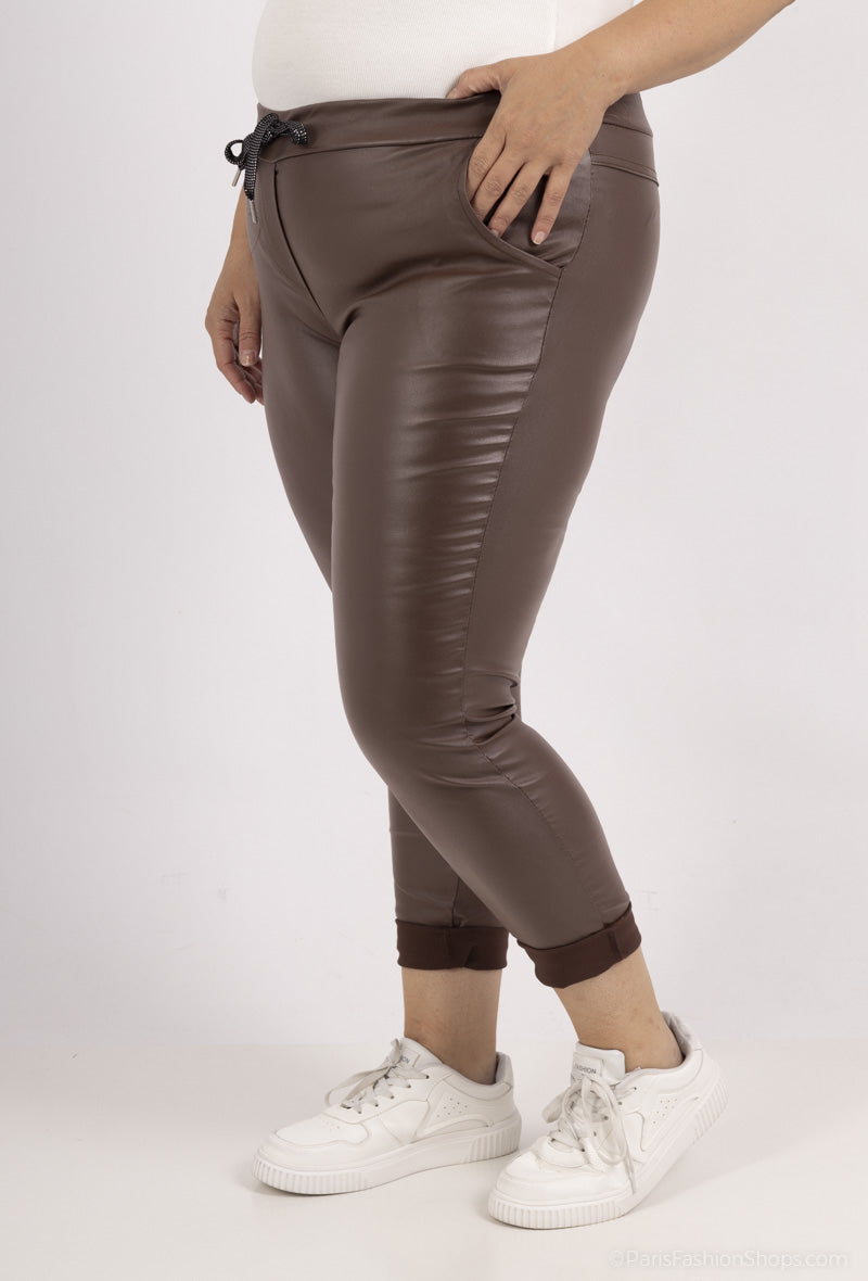 Coated mirakelbukser plus size