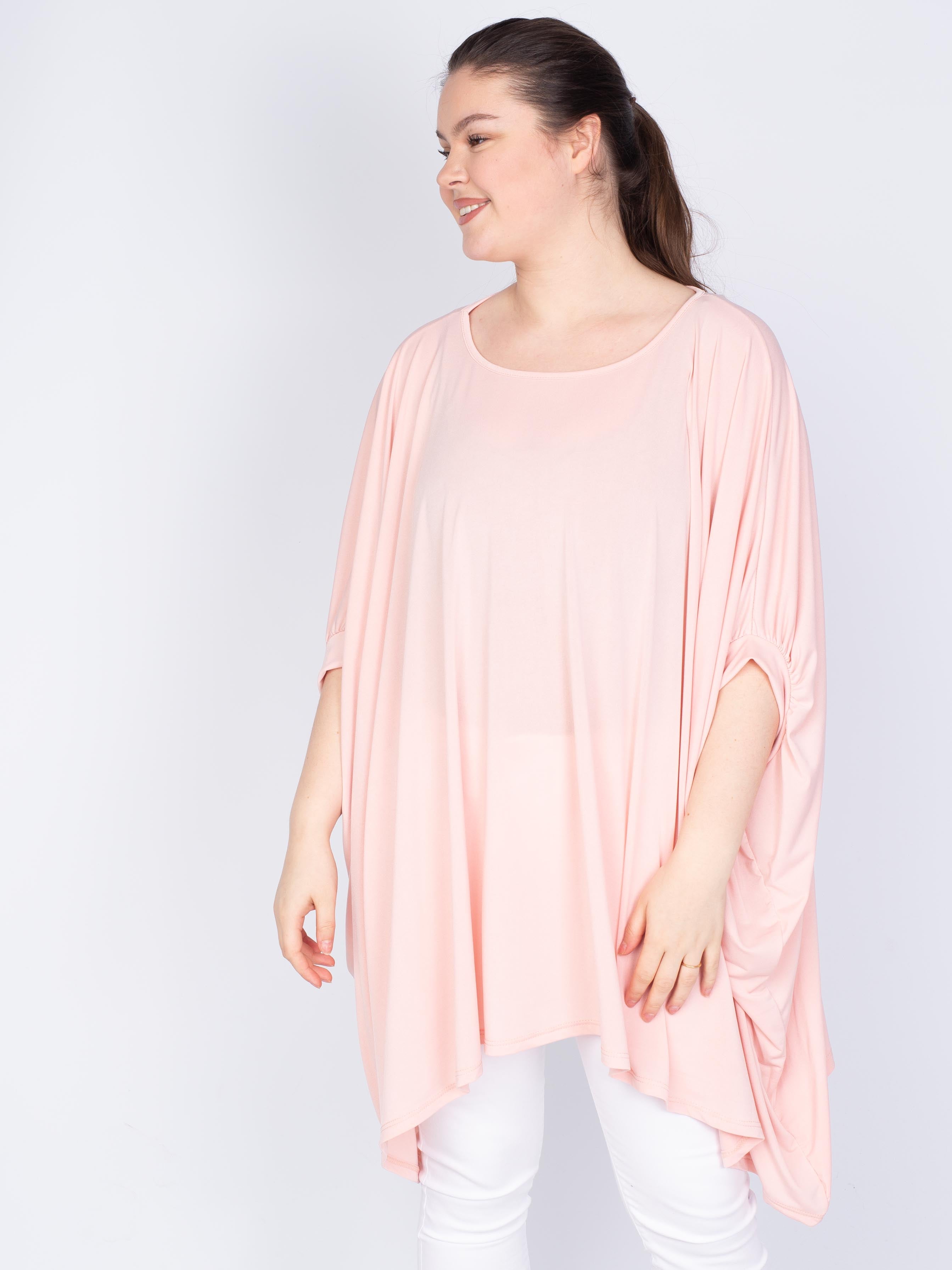 Oversize asymmetrisk bluse - Brystmål 200cm - Ingen returret - Live 1