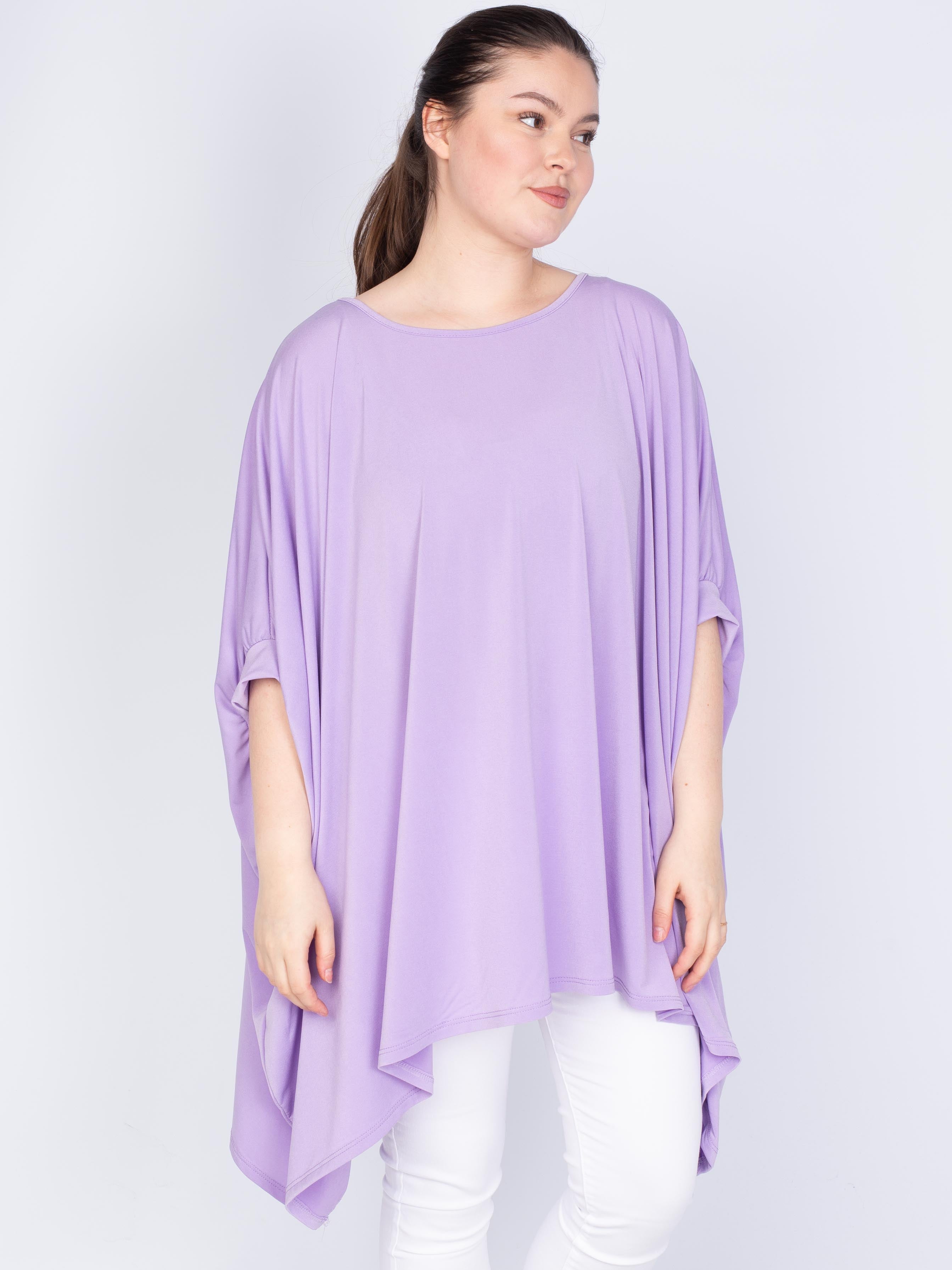 Oversize asymmetrisk bluse - Brystmål 200cm - Ingen returret - Live 1