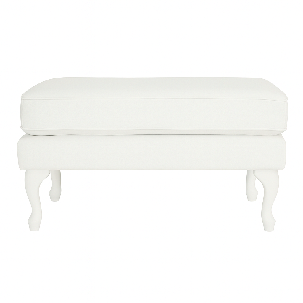 Naples Stool 94x63x52 Ivory JUKE legs white