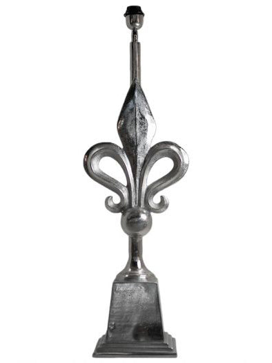 Lamp base lily ALU RAW / NI 29x22x94