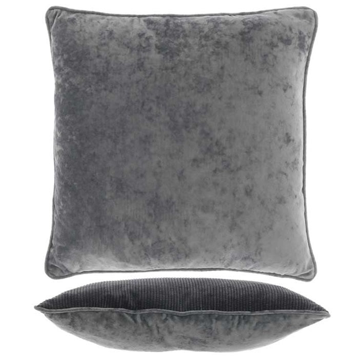 cushion Frey 45x45cm dark grey