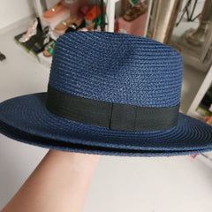 Birago-Hat mad black band Navy blue