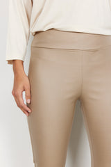 Soyaconcept Pam coated bukser beige