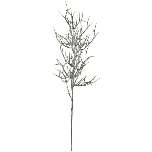 Artificial twig with glitter 66 cm