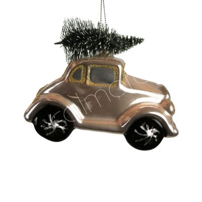 Christmas hanger shaped like a car 12x5x9cm