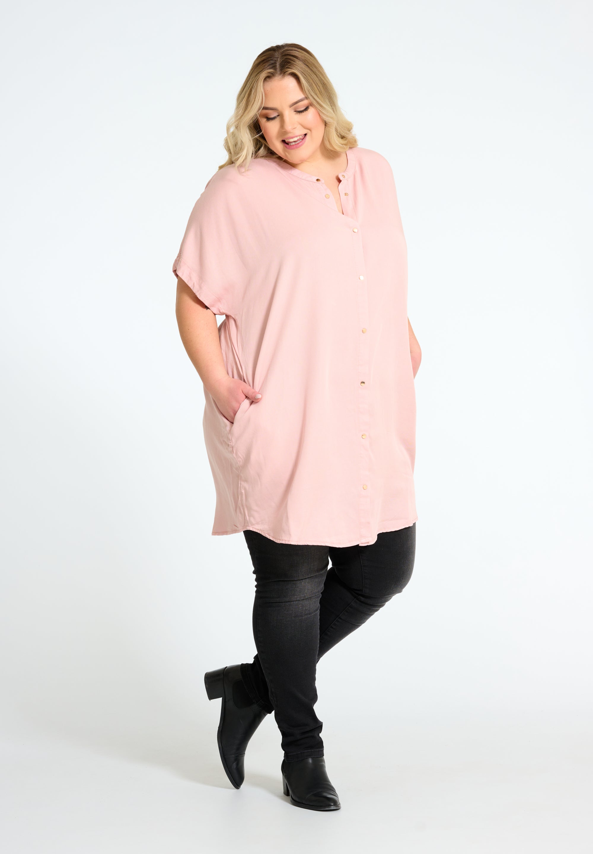 No. 1 By Ox Loose oversized shirt Burnished Lilac