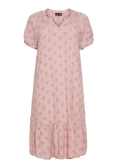 No. 1 By Ox Loose dress w Puff Sleeves Burnished Lilac