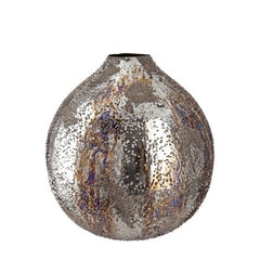 Metal Deco vase “Pavone" 3