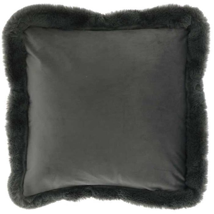 cushion Maysa 45x45cm dark grey