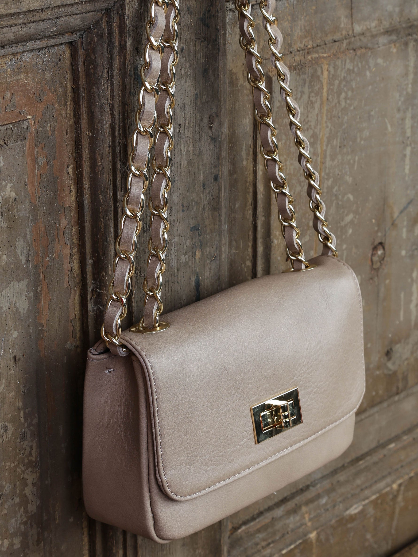 Brina - Bag With Gold Details Beige