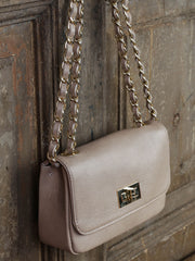 Brina - Bag With Gold Details Beige